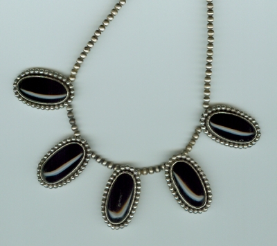 Roz Menton Black Onyx Necklace